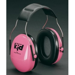 Apsauginės ausinės vaikams Peltor Kid SNR 27dB, rožinės, 3M