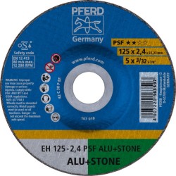 Pjovimo diskas PSF Alu+Stone 125x2,4mm, Pferd