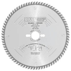 Pjovimo diskas laminatinei plokštei 250x3.2x30mm Z80 a-10° TCG, CMT