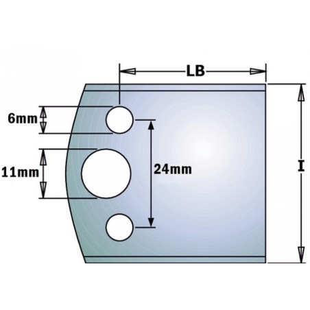 Frezavimo peiliai b-40 mm, CMT