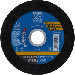 Pjovimo diskas PSF Classic Steelox 125x1mm, Pferd